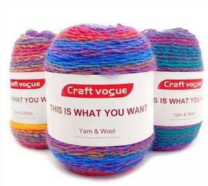 非常に柔らかい分厚いレインボーウール