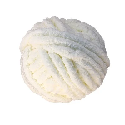 腕編み用のかさばる編みシェニール糸